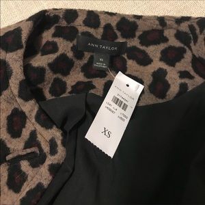 Ann Taylor Jackets & Coats - Ann Taylor Leopard Print Jacket Ann Taylor Jackets & Coats - Ann Taylor Leopard Print Jacket